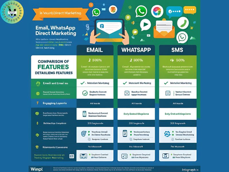 Email, WhatsApp, SMS Direct Marketing