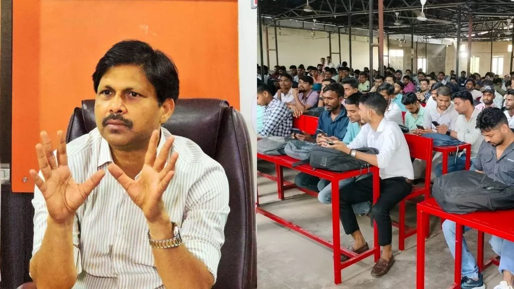 Mathura mein job interview preparation karta
