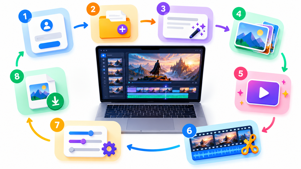 “Google Flow step by step tutorial Hindi”